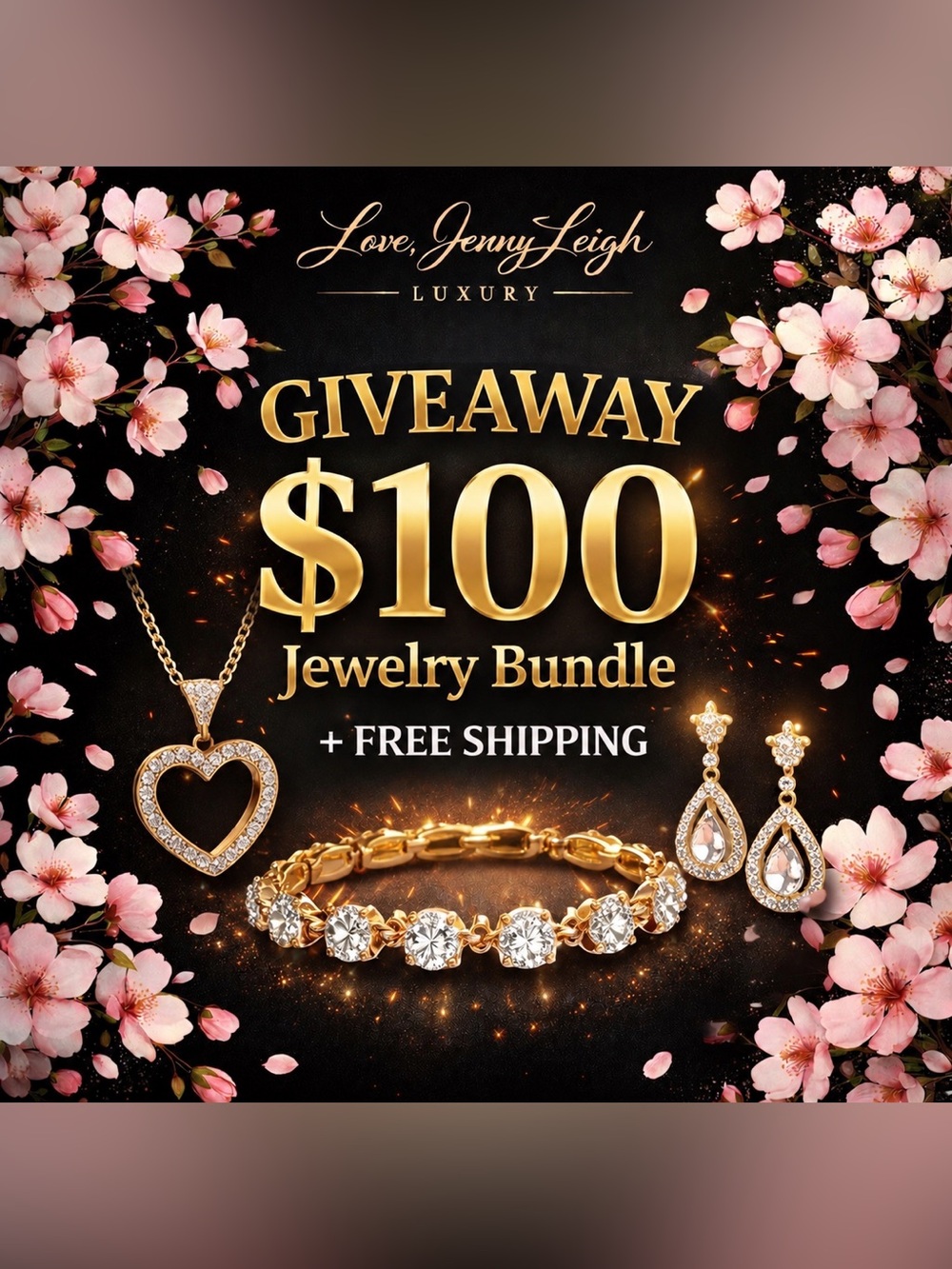 FREE $100 JEWELRY BUNDLE + FREE SHIPPING GIVEAWAY